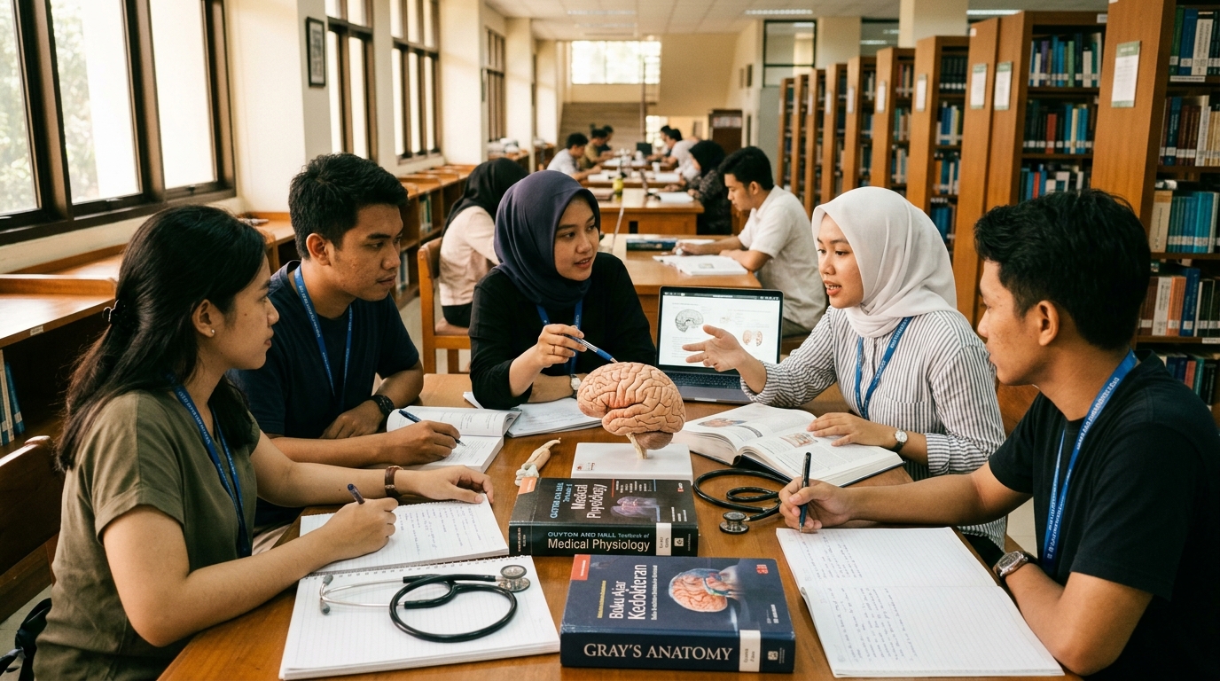 Dokumentasi kelompok belajar anatomi Divisi ACAD