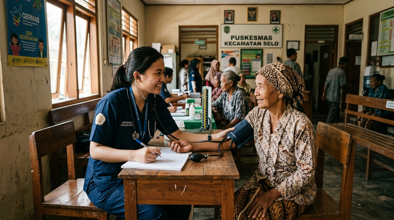 Dokumentasi konsultasi kesehatan warga desa binaan Divisi CSR